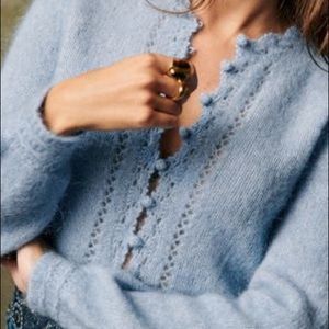 Sezane cardigan sweater, new without tag condition, size S